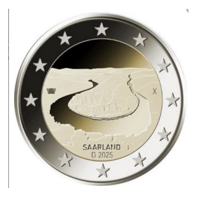 2 euro commémorative Allemagne 2025 Saarland