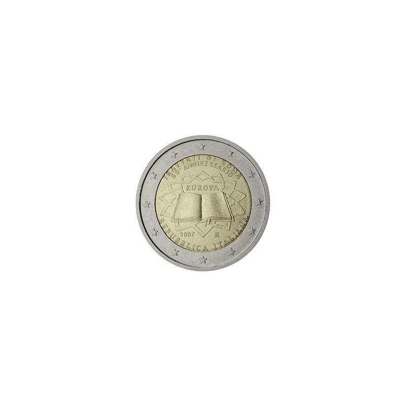 2 euro commémorative Italie 2007 traité de Rome