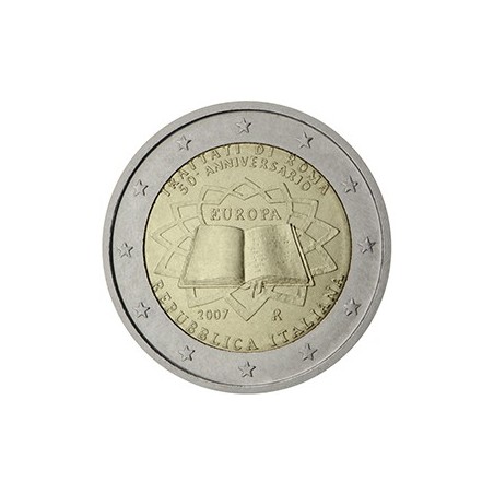 2 euro commémorative Italie 2007 traité de Rome