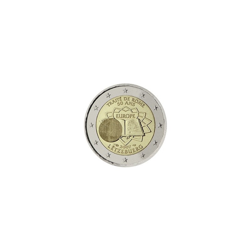 2 euro commémorative Luxembourg 2007 traité de Rome