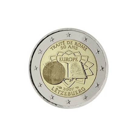 2 euro commémorative Luxembourg 2007 traité de Rome