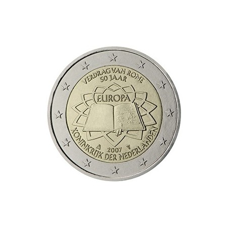 2 euro commémorative Pays-Bas 2007 traité de Rome