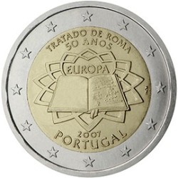 2 euro commémorative Portugal 2007 traité de Rome