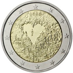 2 euro commémorative Finlande 2008 Droits de l’Homme