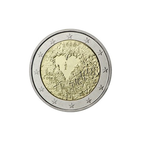 2 euro commémorative Finlande 2008 Droits de l’Homme