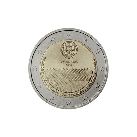 2 euro commémorative Portugal 2008 Droits de l’Homme