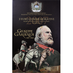 2 euro commémorative Saint-Marin 2007 Giuseppe Garibaldi