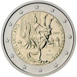 2 euro commémorative Vatican 2008 année dédiée à Saint Paul