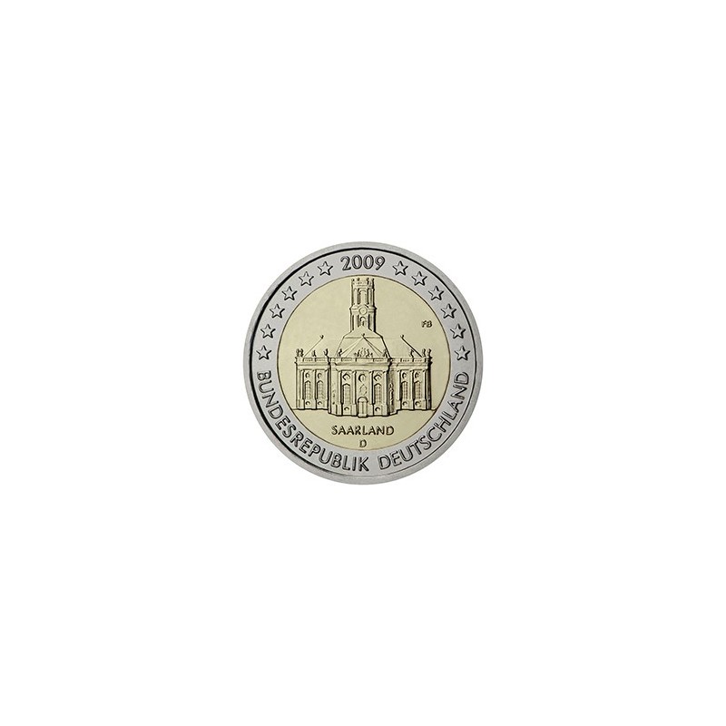 2 euro commémorative Allemagne 2009 État fédéré de la Sarre