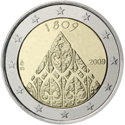 2 euro commémorative Finlande 2009 autonomie