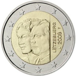 2 euro commémorative Luxembourg 2009 Grand-Duc Henri et Grande-Duchesse Charlotte