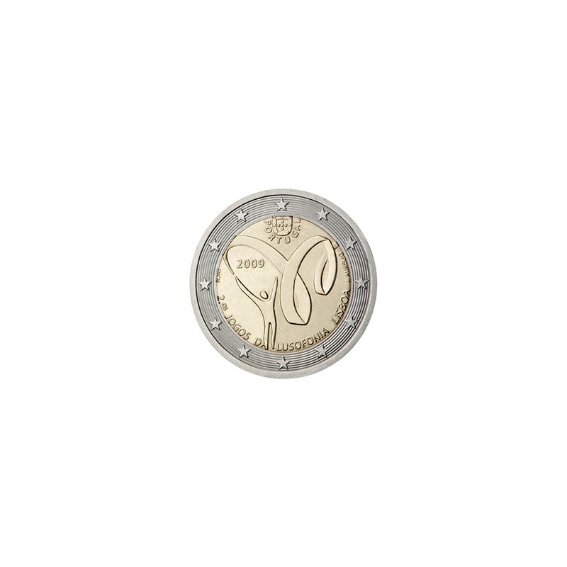 2 euro commémorative Portugal 2009 Jeux de la Lusophonie