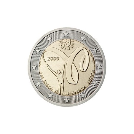 2 euro commémorative Portugal 2009 Jeux de la Lusophonie