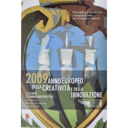 2 euro commémorative Saint-Marin 2009 créativité et innovation