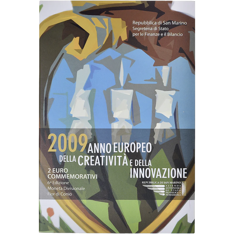 2 euro commémorative Saint-Marin 2009 créativité et innovation