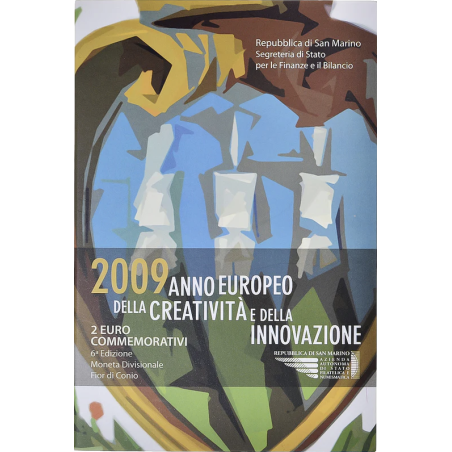 2 euro commémorative Saint-Marin 2009 créativité et innovation
