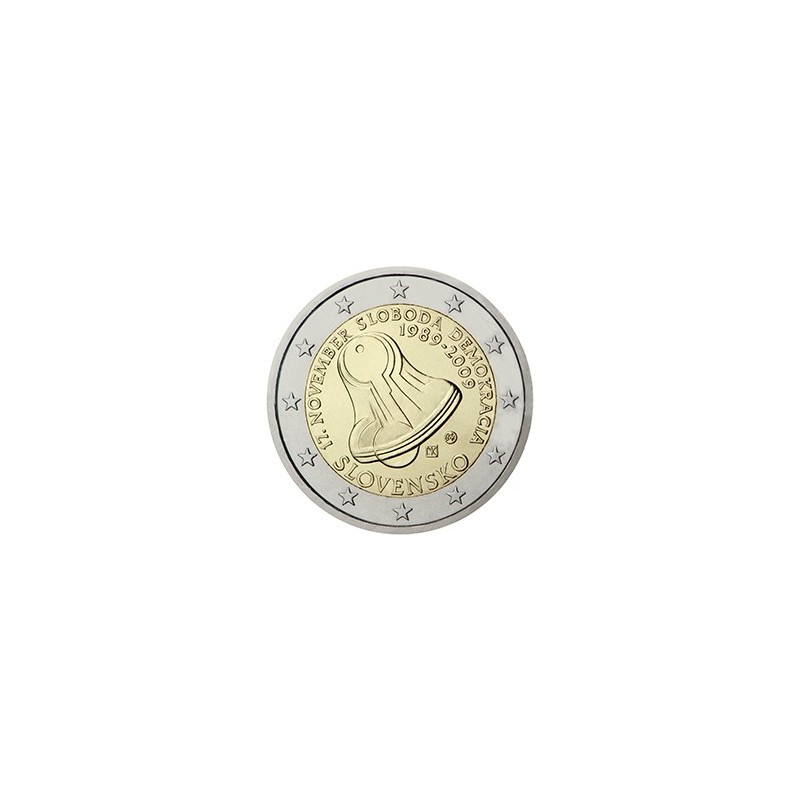 2 euro commémorative Slovaquie 2009 liberté et démocratie