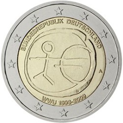 2 euro commémorative Allemagne 2009 UEM
