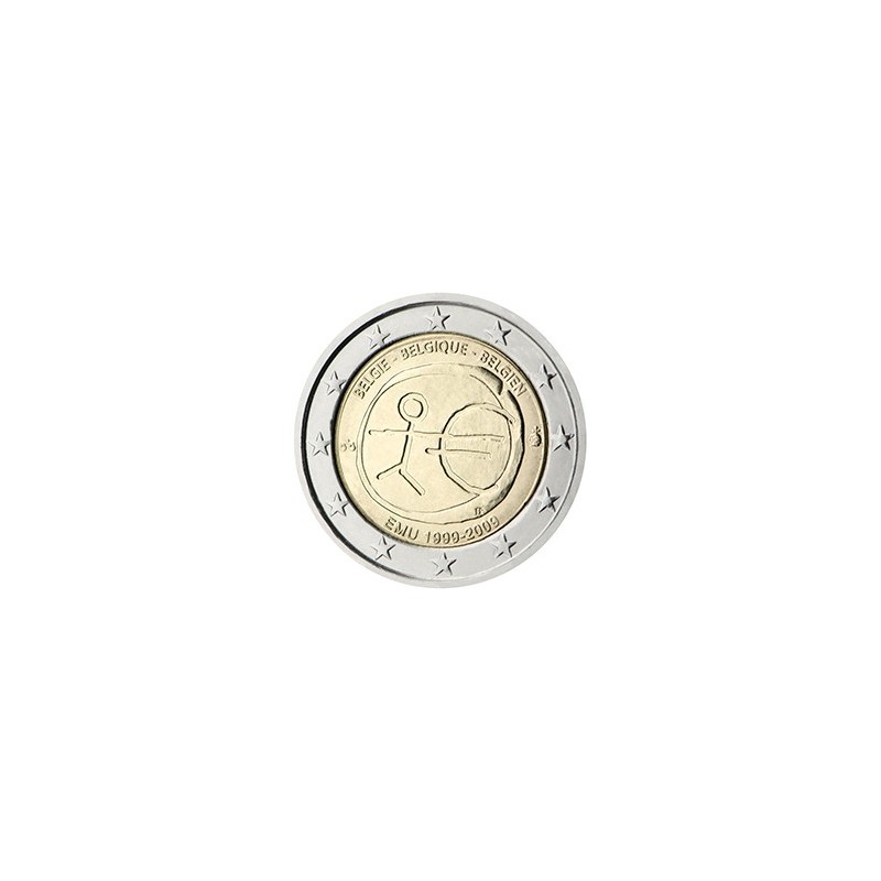 2 euro commémorative Belgique 2009 UEM