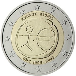 2 euro commémorative Chypre 2009 UEM