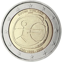 2 euro commémorative Finlande 2009 UEM