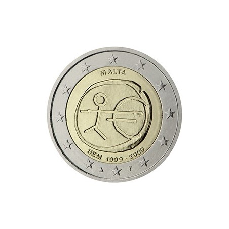 2 euro commémorative Malte 2009 UEM