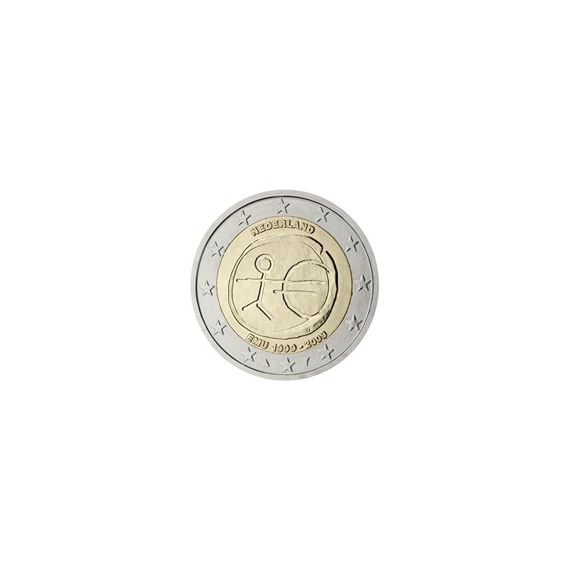 2 euro commémorative Pays-Bas 2009 UEM