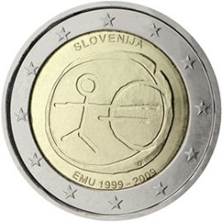 2 euro commémorative Slovénie 2009 UEM