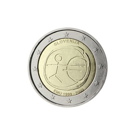 2 euro commémorative Slovénie 2009 UEM
