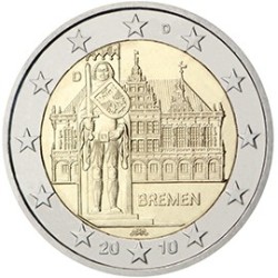 2 euro commémorative Allemagne 2010 land de Brême