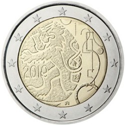 2 euro commémorative Finlande 2010 monnaie finlandaise