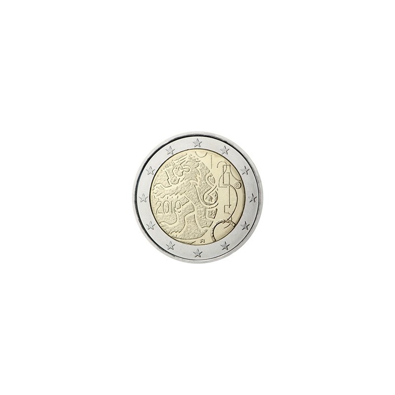 2 euro commémorative Finlande 2010 monnaie finlandaise