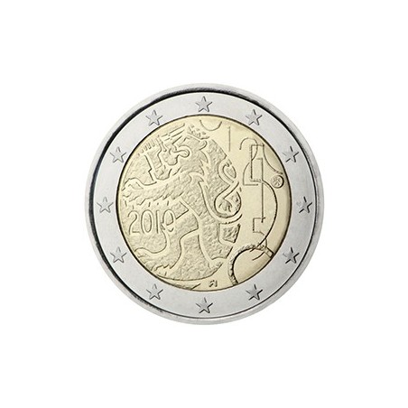 2 euro commémorative Finlande 2010 monnaie finlandaise