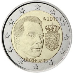 2 euro commémorative Luxembourg 2010 Grand-Duc Henri