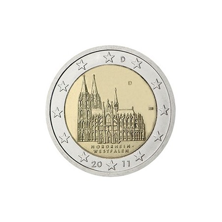 2 euro commémorative Allemagne 2011 Cathédrale de Cologne