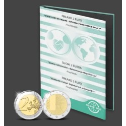 2 euro commémorative Finlande 2025 Diplomatie et politique étrangère BE