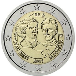 2 euro commémorative Belgique 2011 journée de la femme