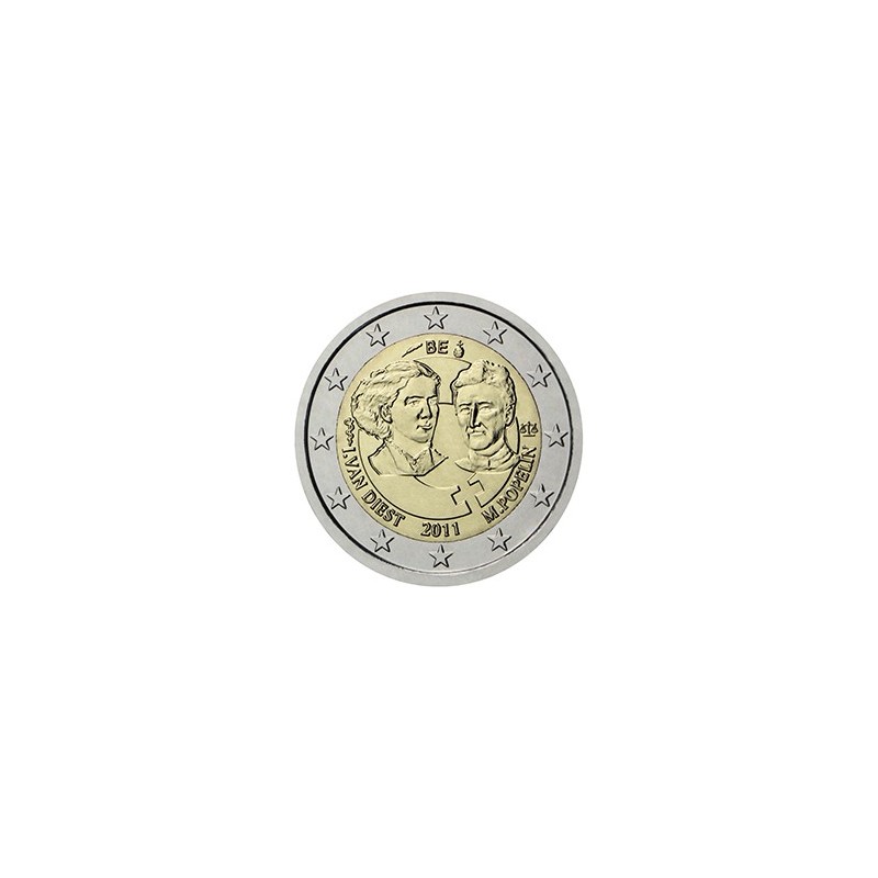2 euro commémorative Belgique 2011 journée de la femme