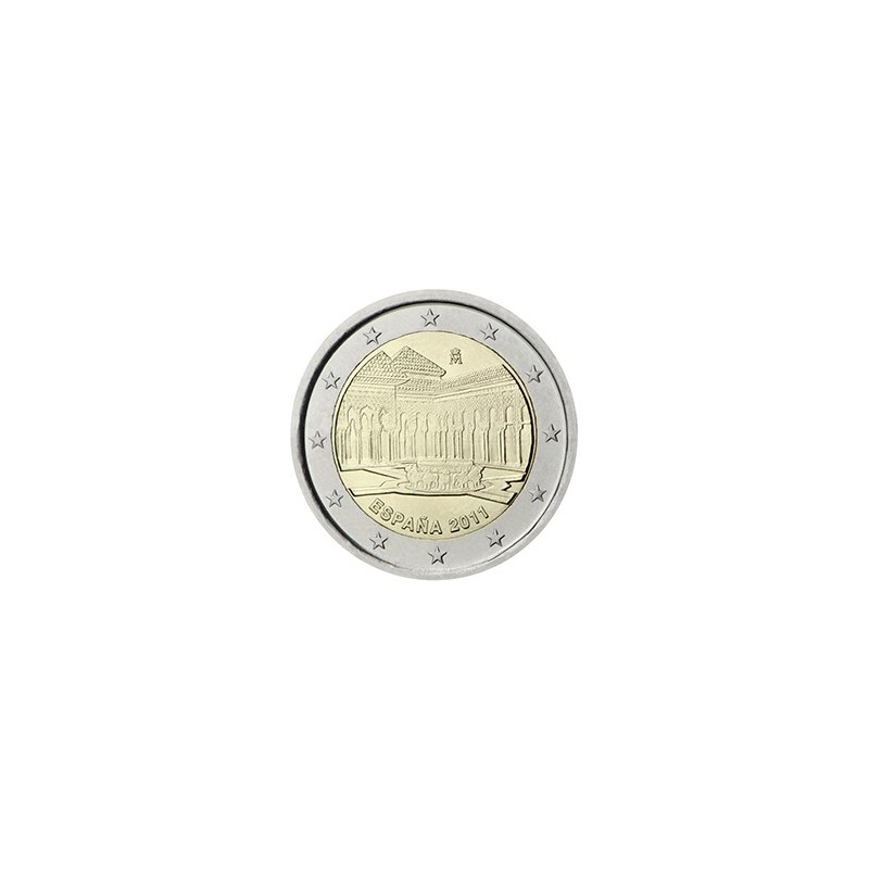 2 euro commémorative Espagne 2011 la Cour des Lions, Grenade