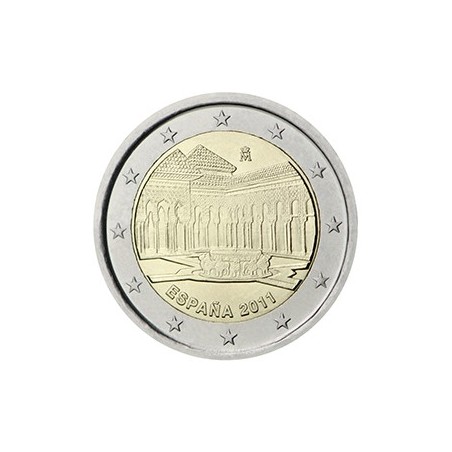 2 euro commémorative Espagne 2011 la Cour des Lions, Grenade