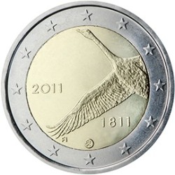 2 euro commémorative Finlande 2011 banque de finlande