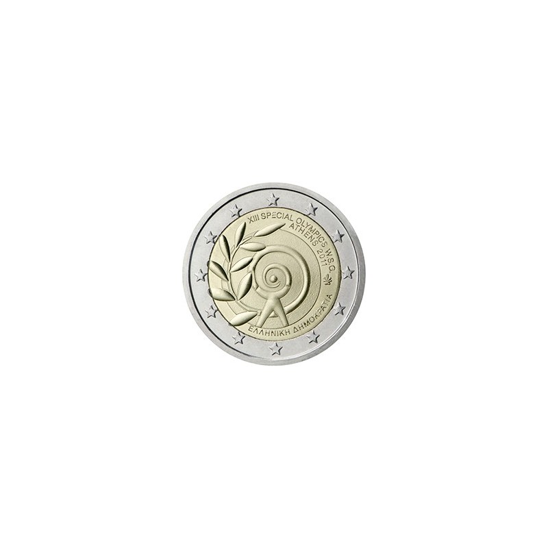 2 euro commémorative Grèce 2011 jeux olympiques spéciaux d'Athènes