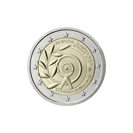 2 euro commémorative Grèce 2011 jeux olympiques spéciaux d'Athènes