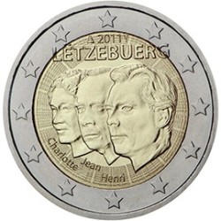 2 euro commémorative Luxembourg 2011 Lieutenant-Représentant