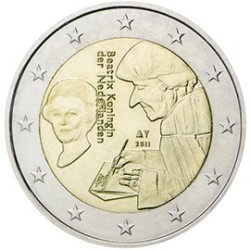 2 euro commémorative Pays-Bas 2011 Desiderius Erasmus