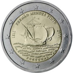 2 euro commémorative Portugal 2011 fernao mendes pinto