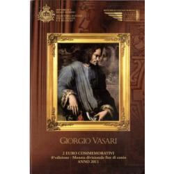 2 euro commémorative Saint-Marin 2011 Giorgio Vasari