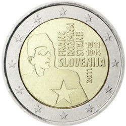2 euro commémorative Slovénie 2011 Franc Rozman-Stane