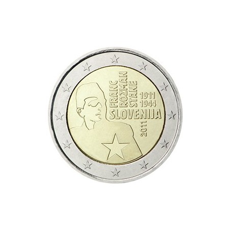 2 euro commémorative Slovénie 2011 Franc Rozman-Stane