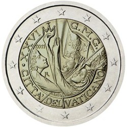 2 euro commémorative Vatican 2011 JMJ